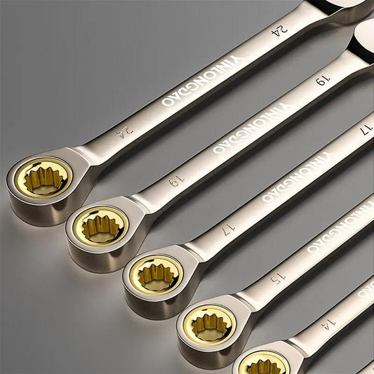 Clé à cliquet  |FlexiTorque -Clé à Cliquet Flexible – Outil à Main Métal pour Bricolage, Auto et Maison