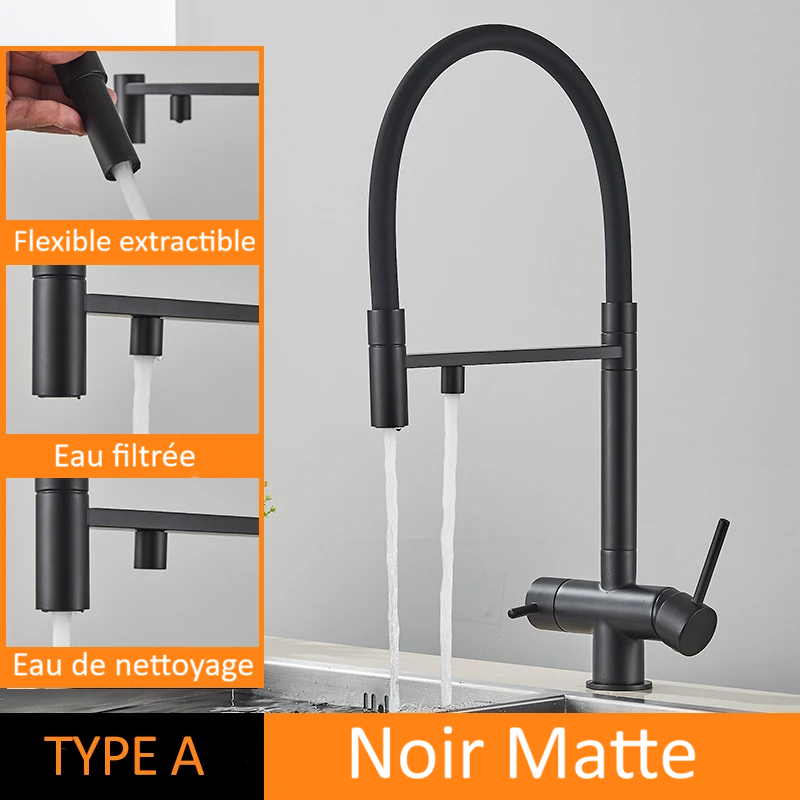 Robinet cuisine |Robinet  filtrant – Purification de l'eau potable