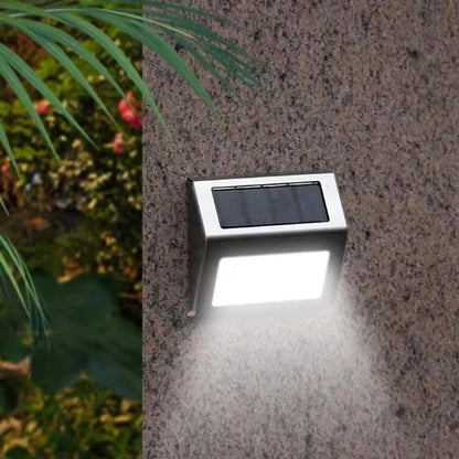 Lampe solaire exterieur |ÉcoLux ™ – Lampes Solaires Inox Étanches pour Escaliers & Jardins - Éclairage Écologique et Durable