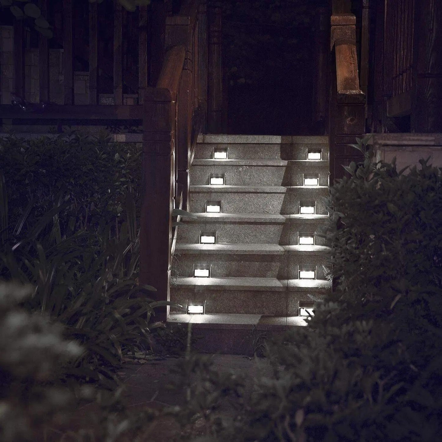 Lampe solaire exterieur |ÉcoLux ™ – Lampes Solaires Inox Étanches pour Escaliers & Jardins - Éclairage Écologique et Durable