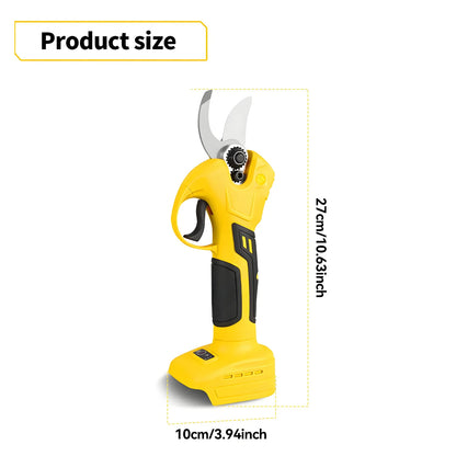 Secateur electrique sans fil 30 mm, 2 vitesses, rechargeable, pour arbres fruitiers et bonsaïs, compatible avec batterie Makita 18V