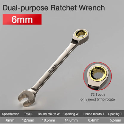 CLE A cliquet doree 6mm