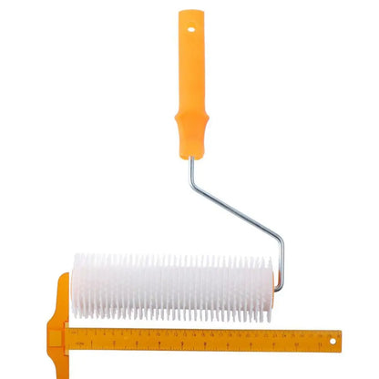 règle T jaune mesure Dimensions  Rouleau peinture debulleur à poignée jaune