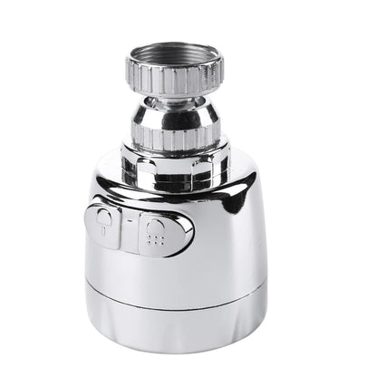Embout argenté du robinet cuisine