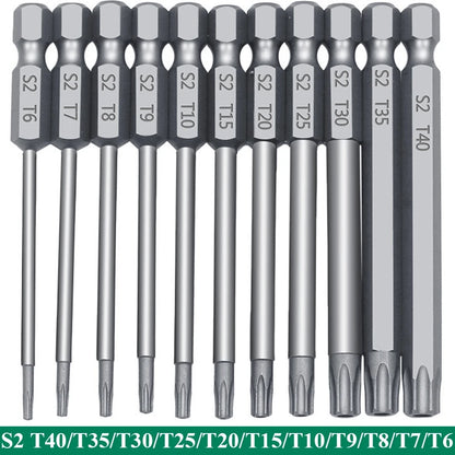 Forets embouts tournevis torx