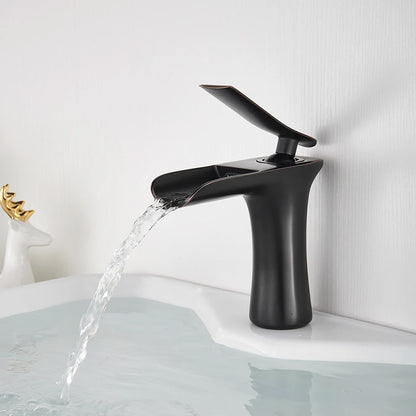 Robinet salle de bain |Cascade Robinet à poignée unique