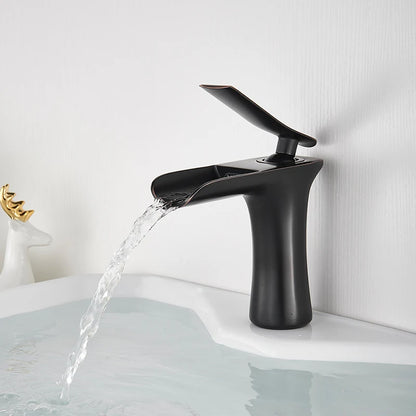 Robinet salle de bain |Cascade Robinet à poignée unique