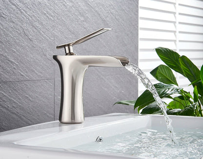 Robinet salle de bain |Cascade Robinet à poignée unique