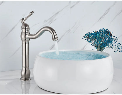 Robinet salle de bain |En Laiton Antique