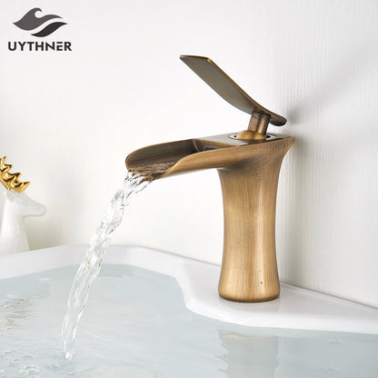 Robinet salle de bain |Cascade Robinet à poignée unique