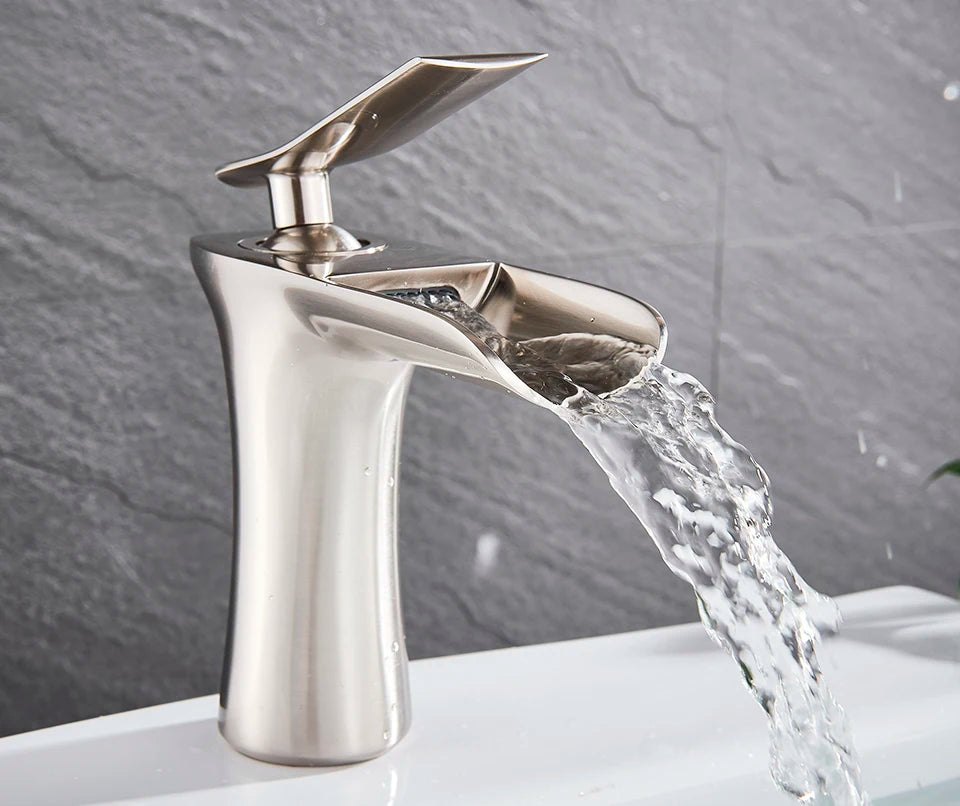 Robinet salle de bain |Cascade Robinet à poignée unique
