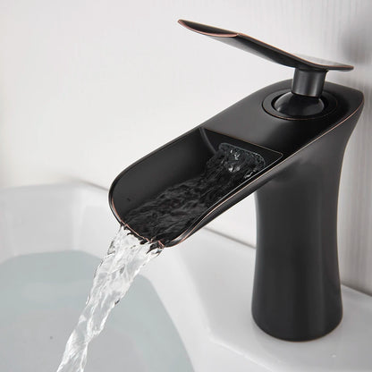 Robinet salle de bain |Cascade Robinet à poignée unique