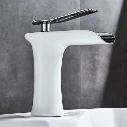 Robinet salle de bain |Cascade Robinet à poignée unique