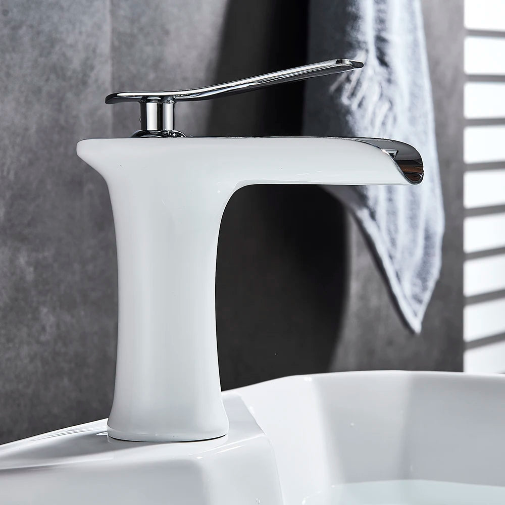 Robinet salle de bain |Cascade Robinet à poignée unique