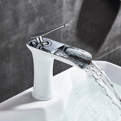 Robinet salle de bain |Cascade Robinet à poignée unique