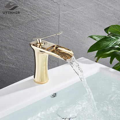 Robinet salle de bain |Cascade Robinet à poignée unique