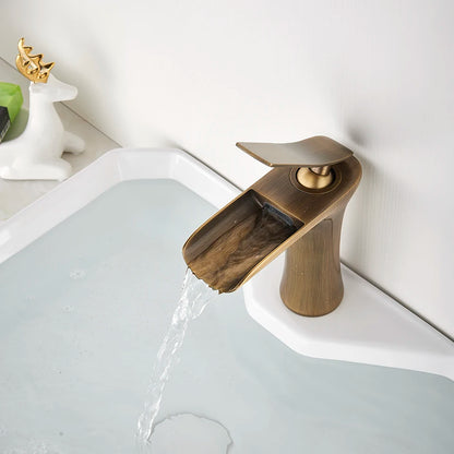 Robinet salle de bain |Cascade Robinet à poignée unique