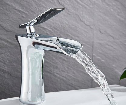 Robinet salle de bain |Cascade Robinet à poignée unique
