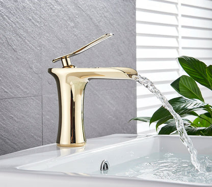 Robinet salle de bain |Cascade Robinet à poignée unique
