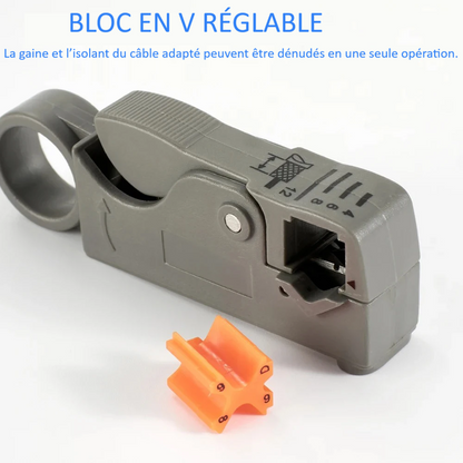 Pince-a-denuder-hexagonale-bloc-en-V-réglable