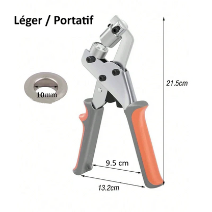 pince-bouton-dimensions-léger-portatif