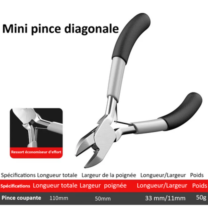 Pince-Coupante-minipince-diagonale-pour-Bijoux