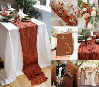 Chemin De Table |Décoration festive élégante™
