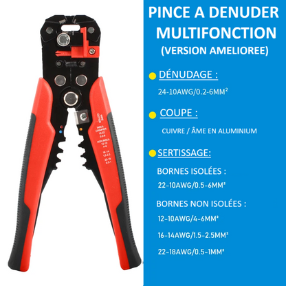 Pince-a-denude-pince-à-dénuder-améliorée-rouge