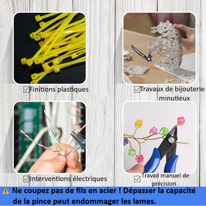 Pince electricien | L'ultime précision pour vos projets  en électronique, bijouterie ou modélisme !