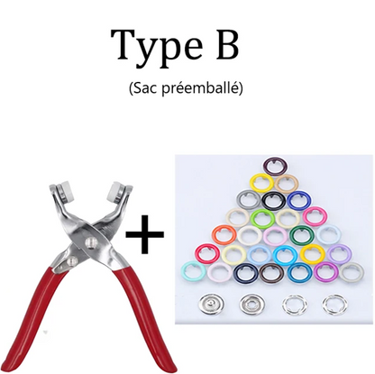 pince à bouton pression -Type B