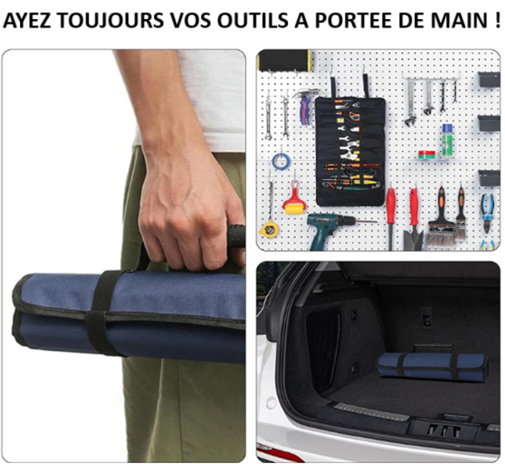 Sac a outils| Sac à outils ultra-résistant 1680D – rangement pratique, accès rapide !