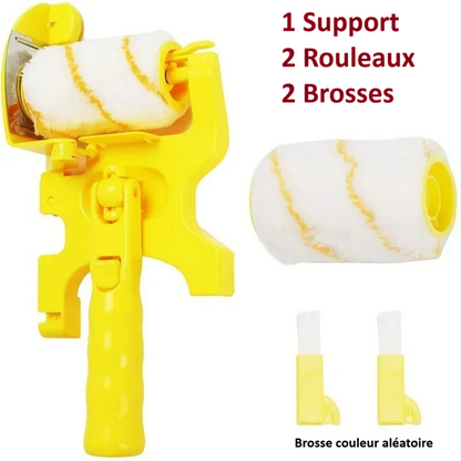Rouleau peinture |Kit Rouleau et Pinceaux Multifonctions – Pour Peindre, Décorer et Rénover Comme un Pro !