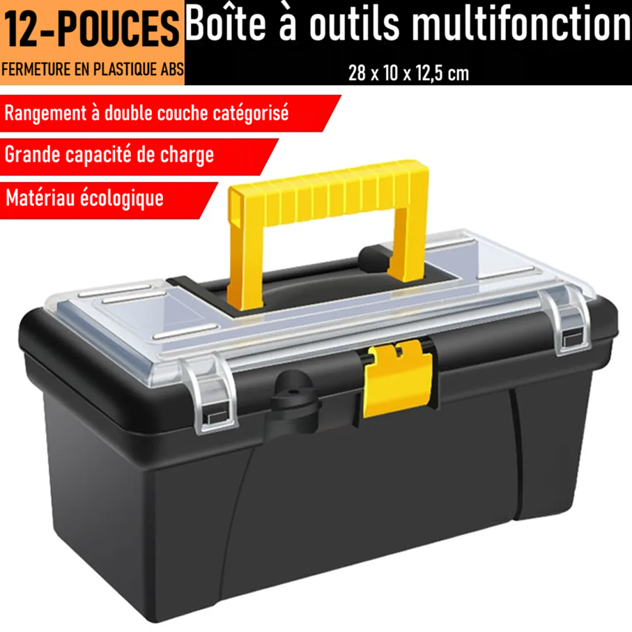 Malette-à-outils-multifonction-rangement-double- couches-écologique-grande-capacité-charge