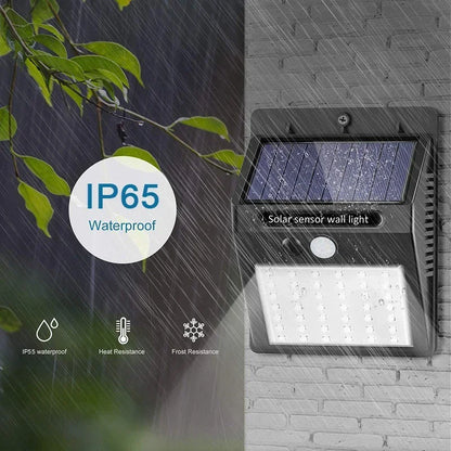 Lampe solaire extérieur Étanche sous la pluie dans le jardin, étanche IP65 