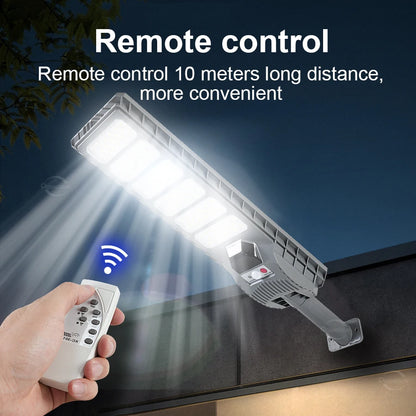 Lampe solaire extérieur avec telecommande ,fixe au mur eclaire maison la nuit