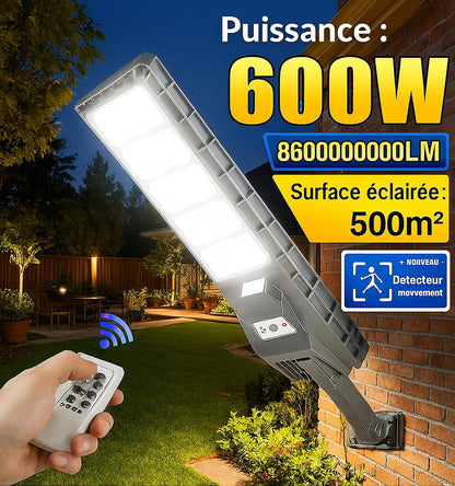 Lampe solaire extérieur fixe mur, telecommande , eclaire jardin la nuit