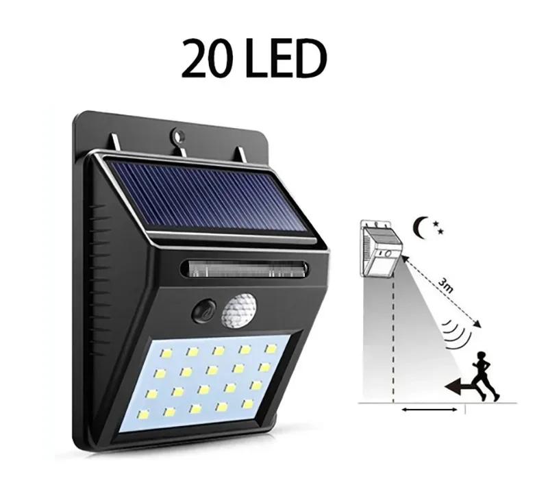 Lampe solaire extérieure 20 LED