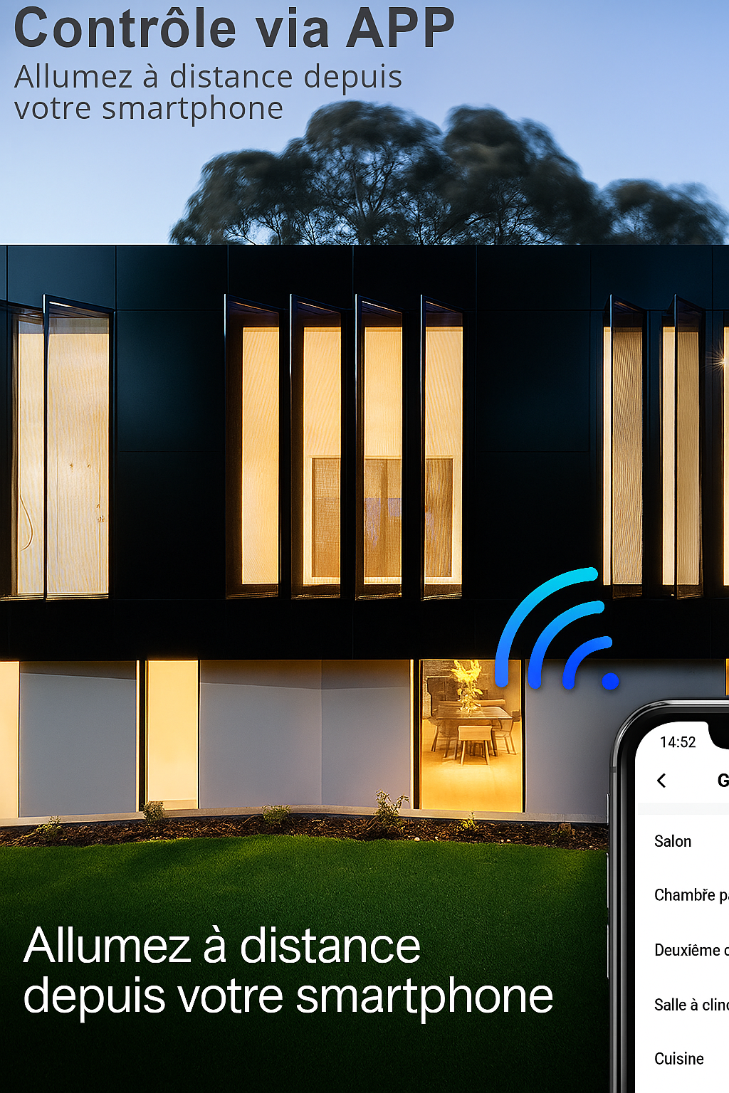 allumer a distance depuis smartphone via interrupteur connecte appartement