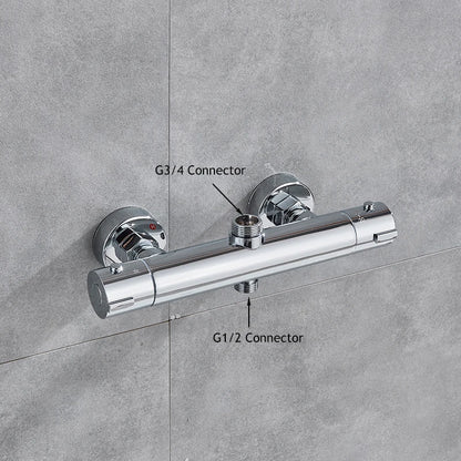 Mitigeur-douche-thermostatique-économie-eau-confortable-douche-système-intelligent-chrome