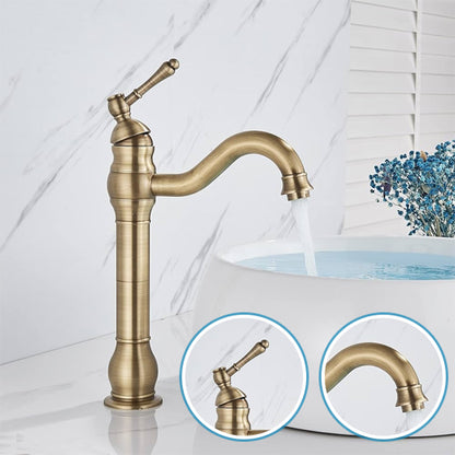 Robinet salle de bain |En Laiton Antique