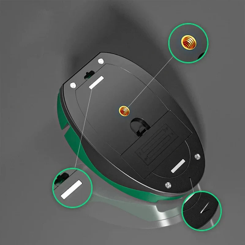 Niveau Laser Souris verte a bulles 