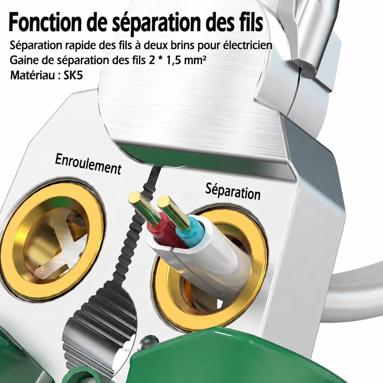 PINCE A DENUDER multifonction separation fils