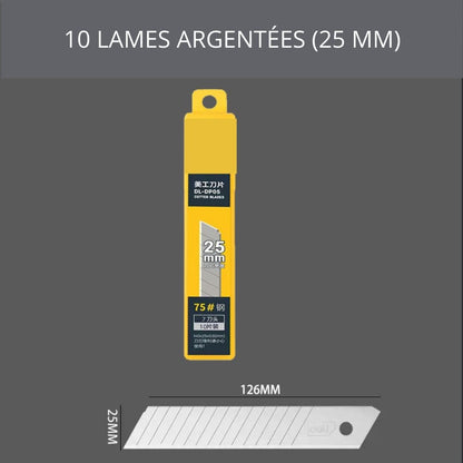 Cutter-polyvalence-10-lames-argentées-25mm