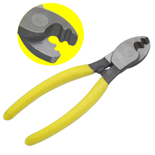 Pince électricien Multifonction à poignée ergonomique jaune 