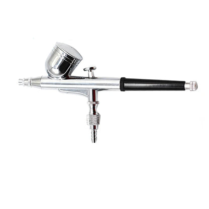 Pistolet peinture chrome avec poignee noire