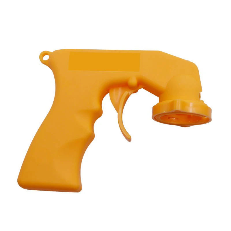 Pistolet peinture jaune, gachette jaune