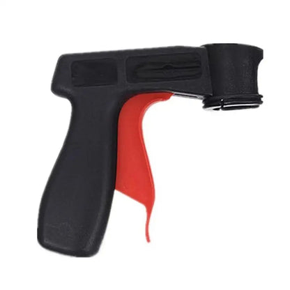 Pistolet peinture noir, gachette rouge