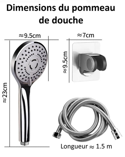 dimensions du Pommeau de douche 23x9.5cm