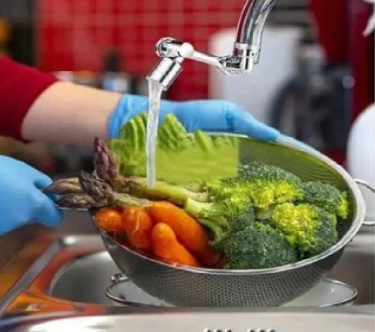 Robinet salle de bain Robinet 1080° lavage fruits et légumes en cuisine