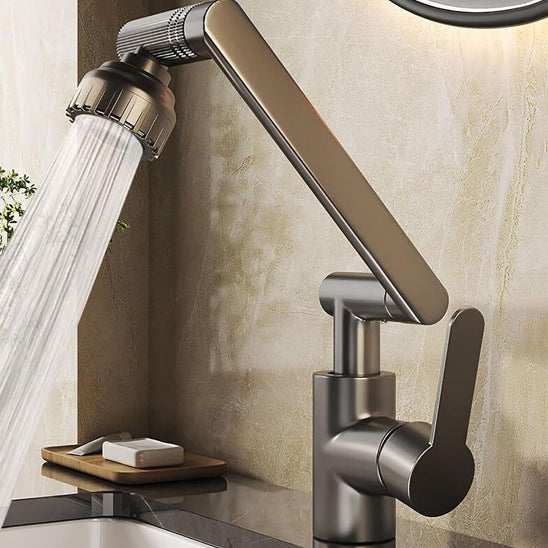 Robinet cuisine | Bras Mécanique Rotatif Universel pour cuisine –Double Mode Eau Chaude/Froide